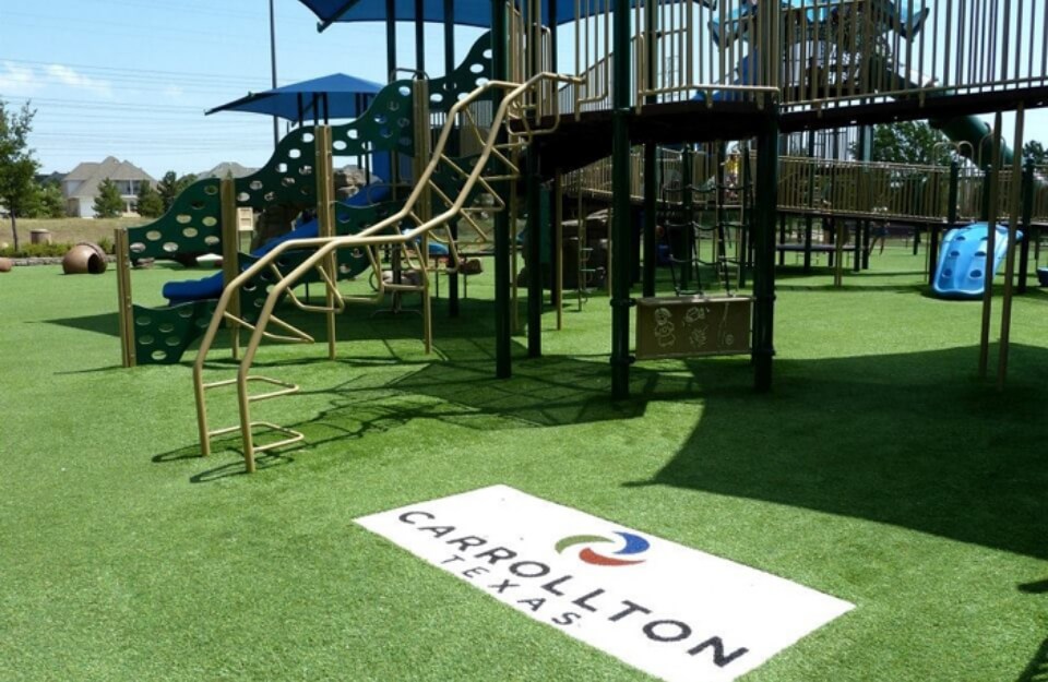 Playground Turf Installed in Carrollton, Texas Park